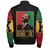 Black History Zipper Bomber Jacket Martin Luther King Retro
