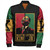 Black History Zipper Bomber Jacket Martin Luther King Retro