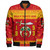 Prince Hall Shriners Zipper Bomber Jacket Christmas Style Pattern