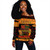 Kwanzaa Off Shoulder Sweatshirt Style Pattern
