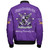 Kappa Lambda Chi Zipper Bomber Jacket Hands Style Color