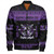 Kappa Lambda Chi Zipper Bomber Jacket Christmas Style Pattern