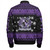 Kappa Lambda Chi Zipper Bomber Jacket Christmas Symbols Design