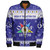 Order of the Eastern Star Zipper Bomber Jacket Christmas Style Pattern