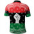 Pan-African Polo Shirt Power Flag