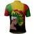 Black History Polo Shirt Dreadlock Map
