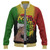 Black History Baseball Jacket Dreadlock Map