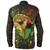Pan-African Long Sleeve Shirt Black Power With Map Brush Style