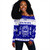Zeta Phi Beta Off Shoulder Sweatshirt Christmas Style Pattern