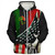 Pan-African Sherpa Hoodie Flag Pan African American Pride Power