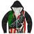 Pan-African Sherpa Hoodie Flag Pan African American Pride Power