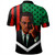 Black History Polo Shirt Pan African American  Malcolm X
