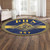 Prince Hall Freemasonry Round Rug Classic Style