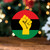 Pan-African Wood Acrylic Ornament Map Power Pan African