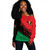 Pan-African Off Shoulder Sweatshirt Special Style