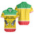 Democratic Republic of Sao Tome and Principe Short Sleeve Shirt Christmas Coat of Arms