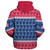 Liberia Sherpa Hoodie Christmas Coat of Arms