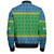 Gabon Zipper Bomber Jacket Christmas Coat of Arms
