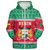 Benin Sherpa Hoodie Christmas Coat of Arms