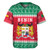 Benin Baseball Shirt Christmas Coat of Arms