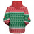 Morocco Sherpa Hoodie Christmas Coat of Arms