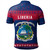 Liberia Polo Shirt Christmas Style Pattern