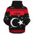 Libya Sherpa Hoodie Christmas Style Pattern