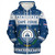Cape Verde Sherpa Hoodie Christmas Style Pattern