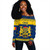 Chad Off Shoulder Sweatshirt Christmas Style Pattern
