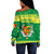 Senegal Off Shoulder Sweatshirt Christmas Style Pattern