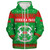 Burkina Faso Sherpa Hoodie Christmas Style Pattern