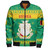Guinea Zipper Bomber Jacket Christmas Style Pattern