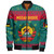 Mozambique Zipper Bomber Jacket Christmas Style Pattern