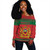 Morocco Off Shoulder Sweatshirt Christmas Style Pattern