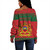 Morocco Off Shoulder Sweatshirt Christmas Style Pattern