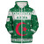 Algeria Sherpa Hoodie Christmas Style Pattern