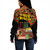 Kwanzaa Off Shoulder Sweatshirt Seven Principles Of Kwanzaa