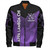 Kappa Lambda Chi Zipper Bomber Jacket Arrow Style