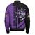 Kappa Lambda Chi Zipper Bomber Jacket Half Concept