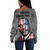 Black History Off Shoulder Sweatshirt Martin Luther King Dream Celebration