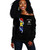 Order of the Eastern Star Off Shoulder Sweatshirt Sorority Pearl And Rose Flower