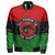 Pan-African Zipper Bomber Jacket Panther Chain All Power To The People