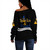 Sigma Gamma Rho Off Shoulder Sweatshirt K.H Chuck And Pearls