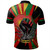 Pan-African Polo Shirt Black Power Breaking Chains