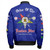 Order of the Eastern Star Zipper Bomber Jacket Letter Stars Blue