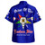 Order of the Eastern Star Hawaiian Shirt Letter Stars Blue