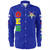 Order of the Eastern Star Long Sleeve Shirt Letter Stars Blue