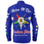 Order of the Eastern Star Long Sleeve Shirt Letter Stars Blue