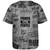 Pan-African Baseball Shirt Power To The People Background Grunge