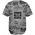 Pan-African Baseball Shirt Power To The People Background Grunge